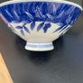 Vintage Imari porcelain blue and white bowl Image 2