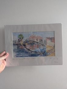 Lovely Halfpenny Bridge print