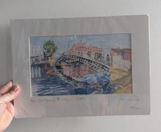 Lovely Halfpenny Bridge print