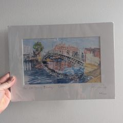 Lovely Halfpenny Bridge print