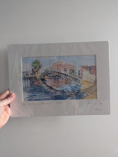 Lovely Halfpenny Bridge print