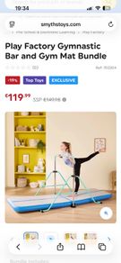 gymnastics Bar and Mat