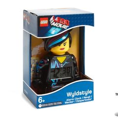 Lego Movie Wyldstyle 9" Figure Digital Alarm Clock With LED Display Brand New Sealed in Box