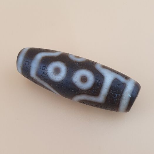 7 Eyes Beautiful Himalayan Tibetan Agate Bead Amulet