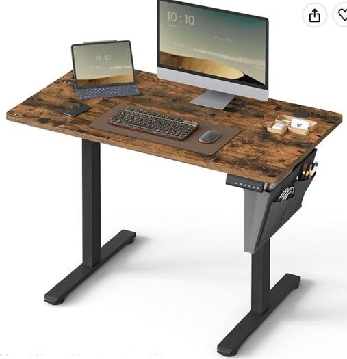Songmics Height Adjustable Desk - 1200mm x 600mm