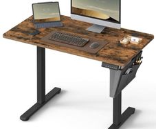 Songmics Height Adjustable Desk - 1200mm x 600mm