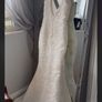 ivory lace and pearl embellished dress Image 2