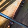 Large solid hardwood coffee table. Image 7