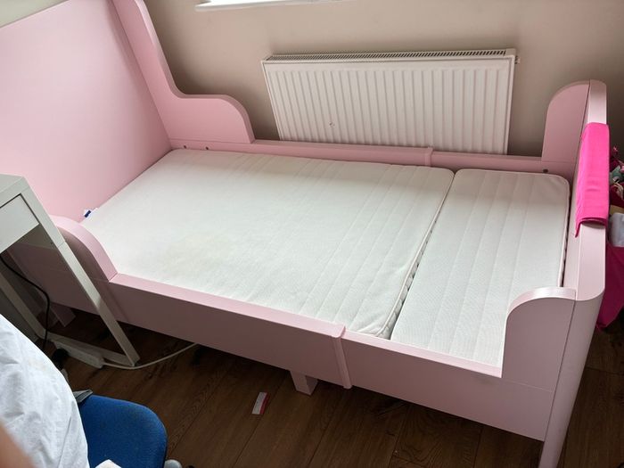 Extendible toddler bed