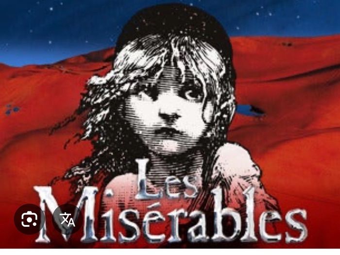 2 Face value tickets for Les Miserables