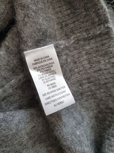 Theory Wool Blend Knitted Jumper Size Large