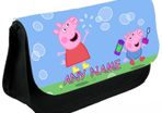 Peppa Pig Personalised Pencil Case  Make up bag / back to school stationery
