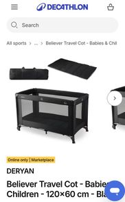 Brand New Travel Cot