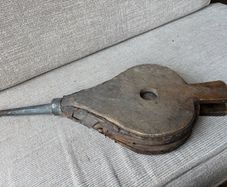 antique fireplace bellows