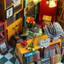 DIY Dollhouse Miniature Kit with Furniture 3D Wooden Miniature House Miniature Dolls House kit Creative Gift (FREE POSTAGE) Image 3