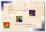Canada 1994 XV Commonwealth Games Stamp Souvenir Booklet