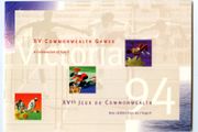 Canada 1994 XV Commonwealth Games Stamp Souvenir Booklet