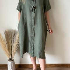 Linen Dress Size Uk 14