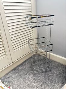Stainless Steel tiered shelves