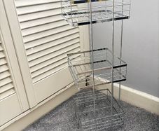 Stainless Steel tiered shelves