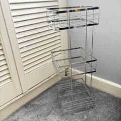 Stainless Steel tiered shelves