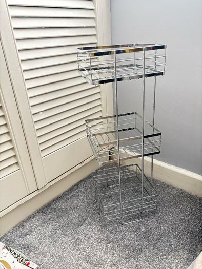 Stainless Steel tiered shelves