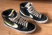 Black and White Nike Blazer Trainers Size 6