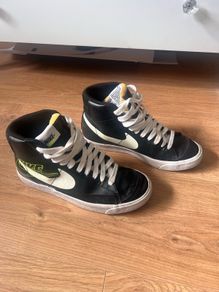 Black and White Nike Blazer Trainers Size 6