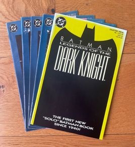 Batman Legends Of The Dark Knight Comics. 1989 - 1990. Full arc of 5 comics.