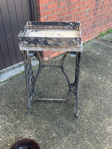cast iron antique table