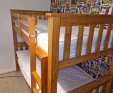 Bunk Beds (Two Single Bed) with 1 x Matress