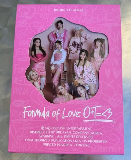 Kpop-Twice-Formula of love