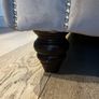 Chesterfield Arm Chair and Footstool Image 6