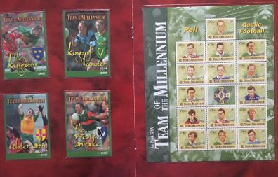 1999 Ireland An Post/ GAA Gaelic Football Team of the Millennium Presentation Pack