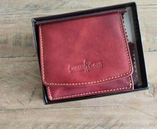 Tan leather wallet