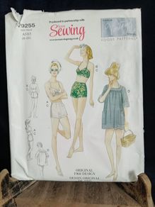 Vogue, vintage sewing pattern, 1960s  swimwear