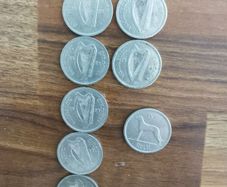 Irish sixpence 1928 & 1934