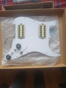 New Strat loaded pickguard