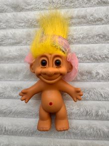 Vintage Russ Genie Harem Jeanie Troll Doll Belly Dancer approx. 11 cm. Used Please see photos
