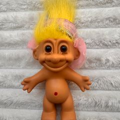 Vintage Russ Genie Harem Jeanie Troll Doll Belly Dancer approx. 11 cm. Used Please see photos