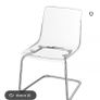 Cracked IKEA Tobias Transparent Chair Image 4