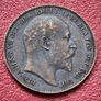 1903 EDWARD VII (1901/10) Farthing coin Image 2