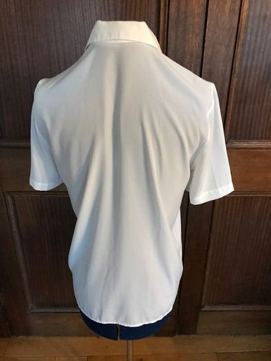 White Short Sleeve Blouse