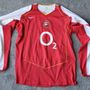 Long Sleeve Arsenal Home Jersey 04/05