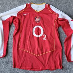 Long Sleeve Arsenal Home Jersey 04/05