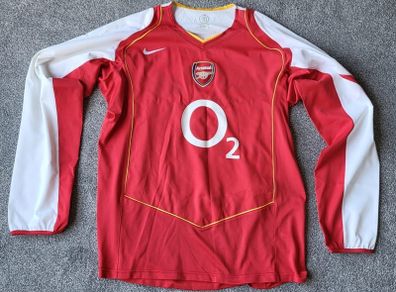 Long Sleeve Arsenal Home Jersey 04/05