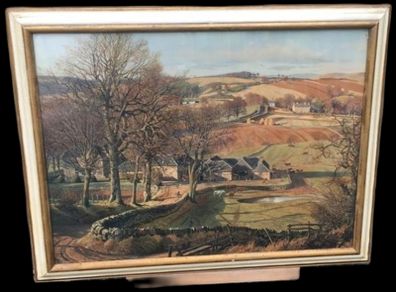 Large framed print Springtime, Eskdale after James McIntosh Patrick