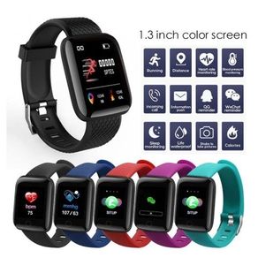 Smart Band Bracelet Colorful Screen Fitness Tracker Pedometer Heart Rate Blood Pressure Health Monitor D13 Smart Bands Wristband