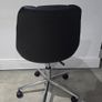 Black Faux Leather Office Chair Image 2