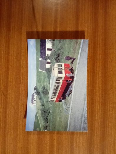 Donegal vintage railway postcard - railcar